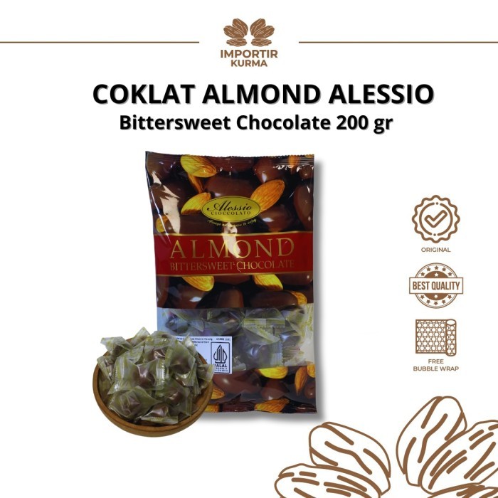 

```````] COKELAT ALMOND ALLESSIO KEMASAN 200GR ORIGINAL