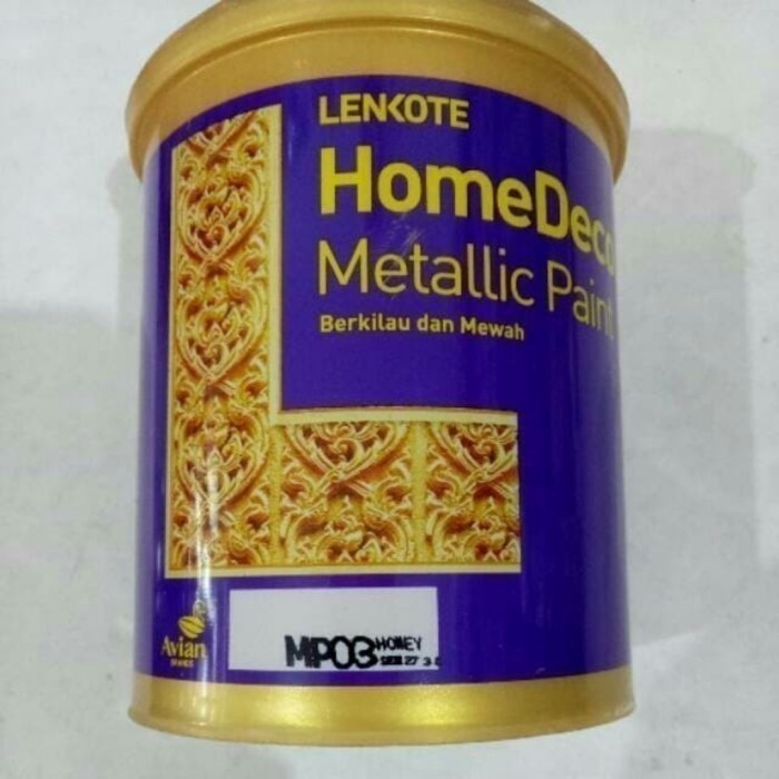 Lenkote HomeDeco 1kg Cat Metalik Cat Emas