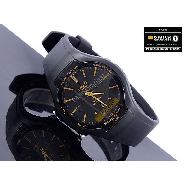 Jam Tangan Pria / Wanita CASIO AW 90H AW-90H AW-90H-2 Original RESMI Terlaris