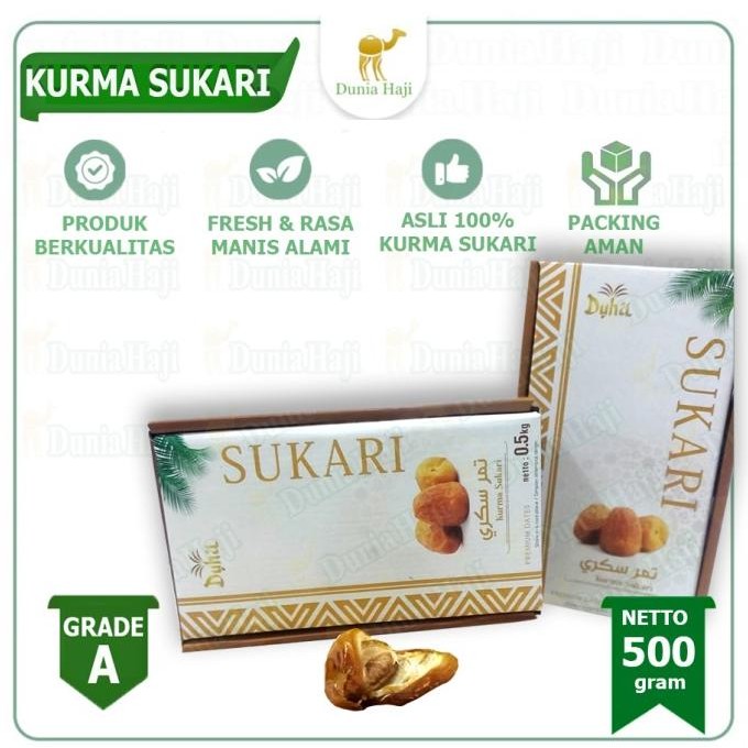 

Dunia Haji - Kurma Raja Sukari 500gr the best