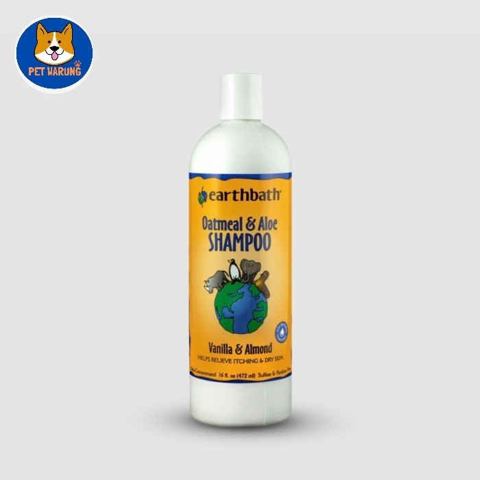 Earthbath Oatmeal & Aloe Dog Shampoo - Shampoo Anjing