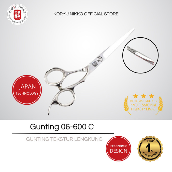 HOT SALE Koryu Nikko PROMO Gunting Rambut Lengkung Koryu Nikko Original