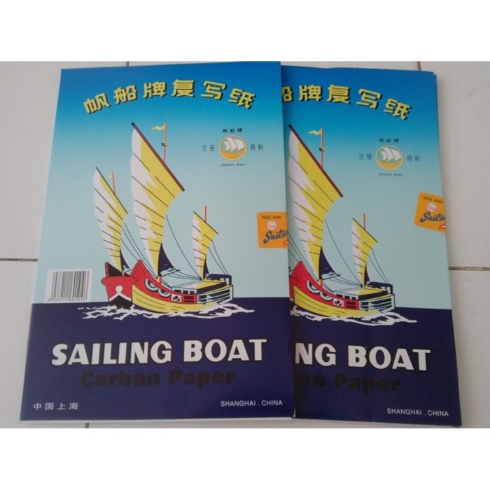 

HOT SALE! Kertas Karbon Sailing Boat Single Side