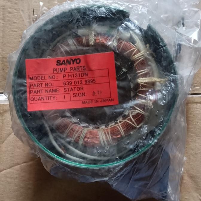 :=:=:=:=] Spare part Pompa Air Sanyo Motor Frame Complete / Stator PH-158 JP