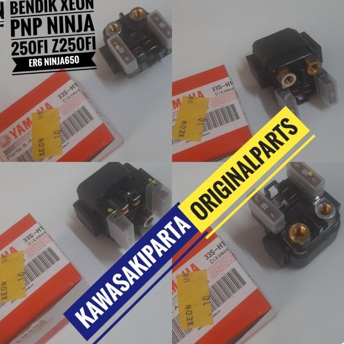 Spesial Bendik Starter Relay Starter Xeon Pnp Ninja 250 Fi Z 250 Fi Er6 N Ori
