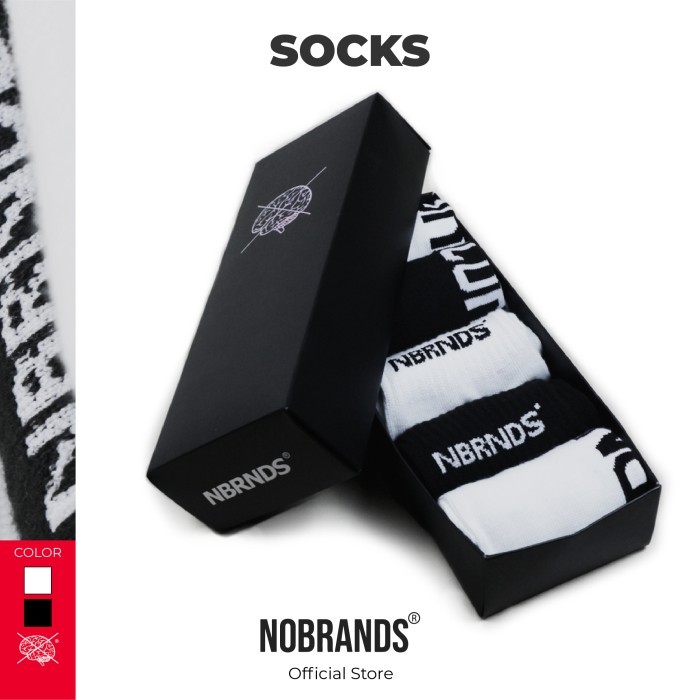 Nobrands Socks Kaos Kaki Nobrands Footwear