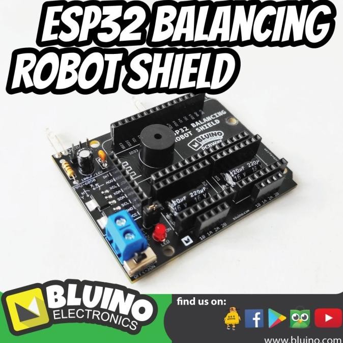 ESP32 Balancing Robot Shield - Stepper Motor Driver Self Balancing