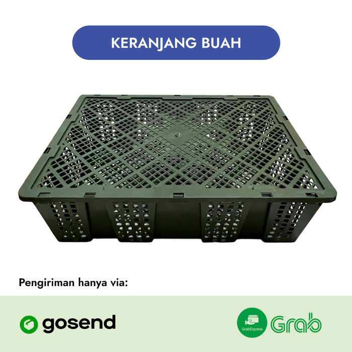 TERBAIK KERANJANG BUAH/KERANJANG SERBAGUNA ADA TUTUP PLASTIK MURAH KODE 1120
