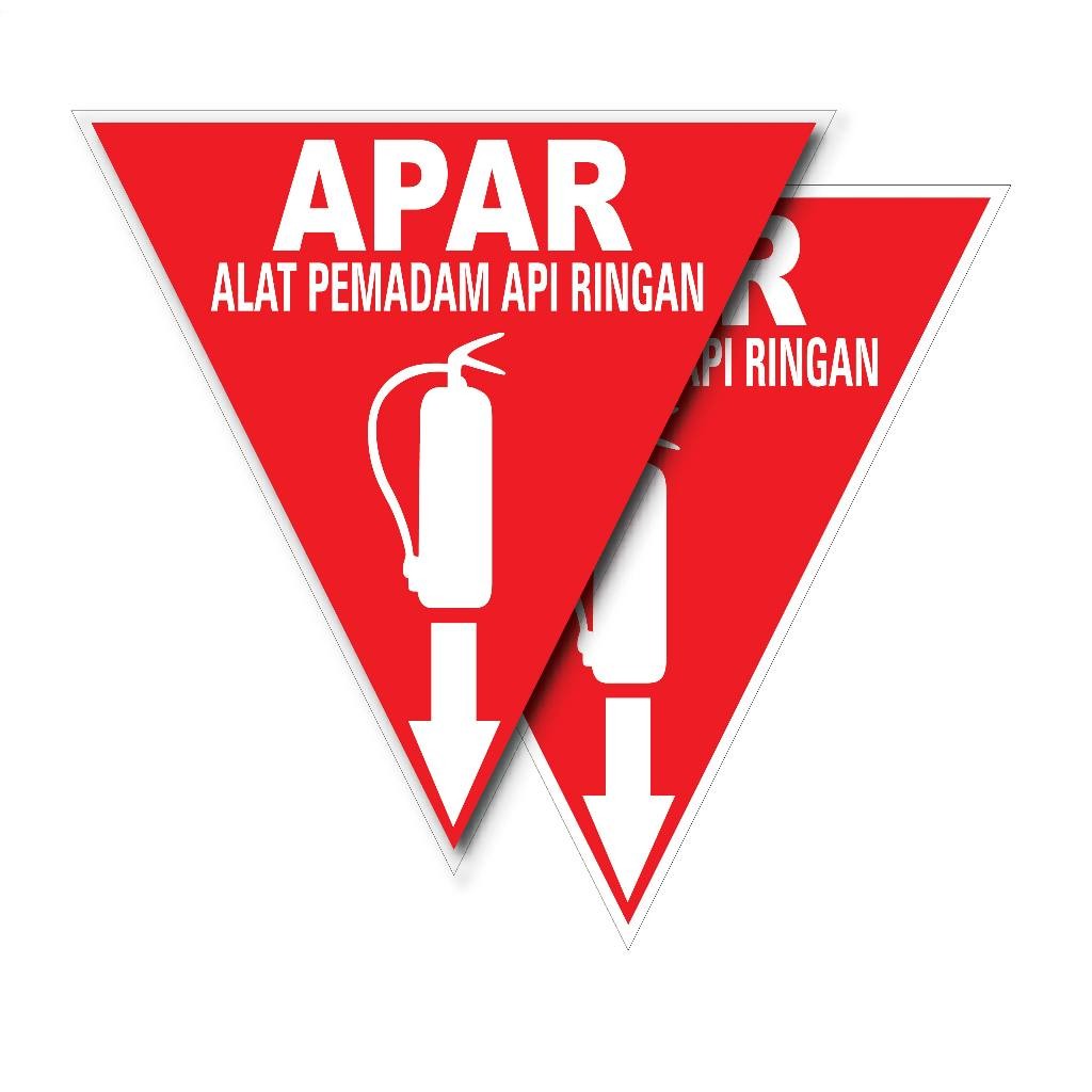 

Produk Terbaru ! Stiker Vinyl Segitiga Apar Uk. 25 X 25 Cm Sign Rambu K3 Safety