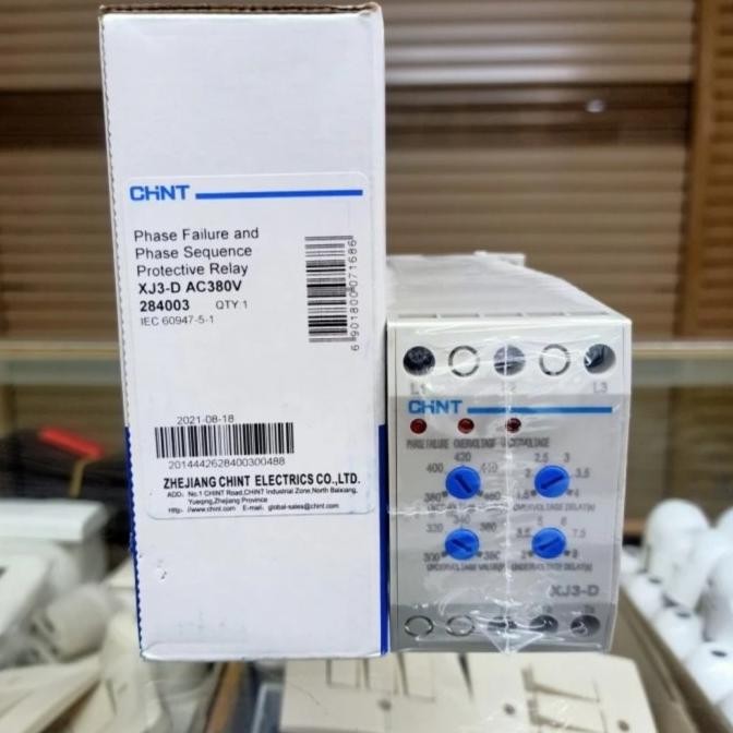 Promo Pfr / Phase Failure Relay / Phase Sequence Protector Relay Xj3-D Chint