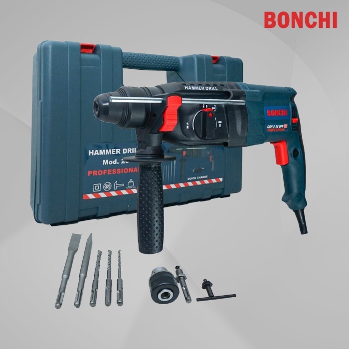 MESIN BOR BETON BOBOK SDS PLUS REDFOX ROTARY HAMMER MESIN HAMMER DRILL
