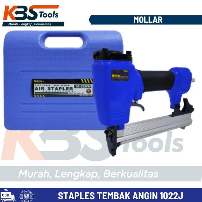 

Promo MOLLAR Air Nailer 1022J / Staples Stapler Tembak Paku U / Mollar 1022 COD