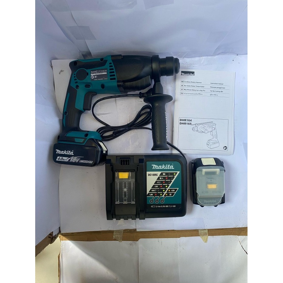 Makita Rotary Hammer DHR165RME 2 Mode 16mm 5/8" 18V
