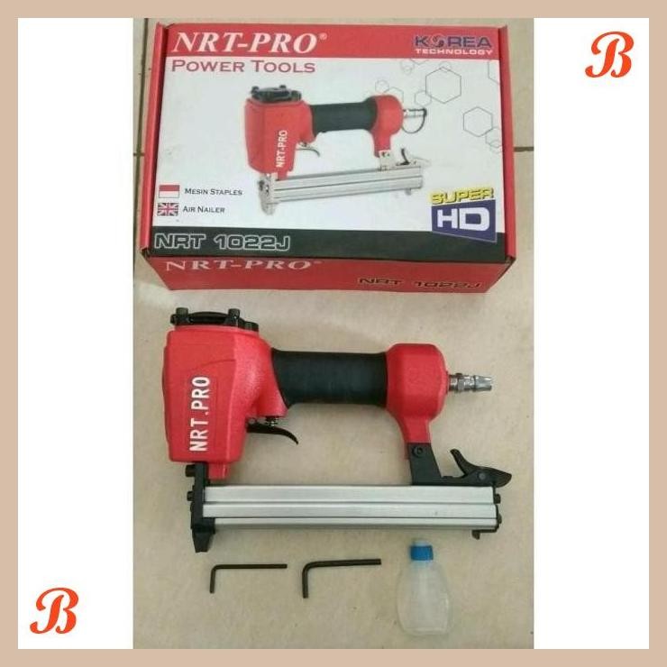 

| JRT | MESIN AIR NAILER 1022J NRT-PRO STAPLES ANGIN TEMBAK PAKU 1022