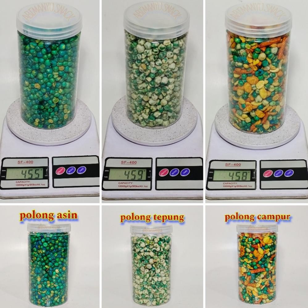 

rf-45 cemilan kacang / kue lebaran kemasan toples 1 liter Sale