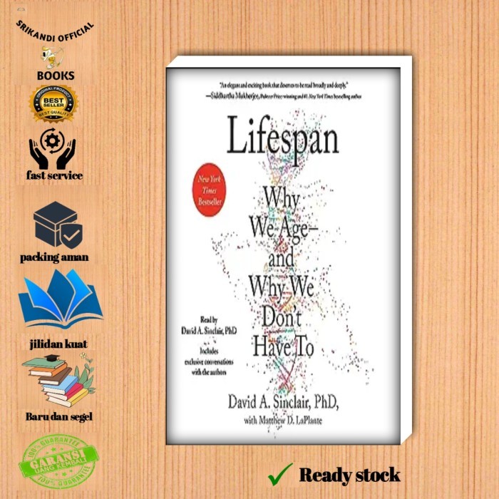

Most Whised For _versi Eng/Indo_*Lifespan : why we age and why we don't have to