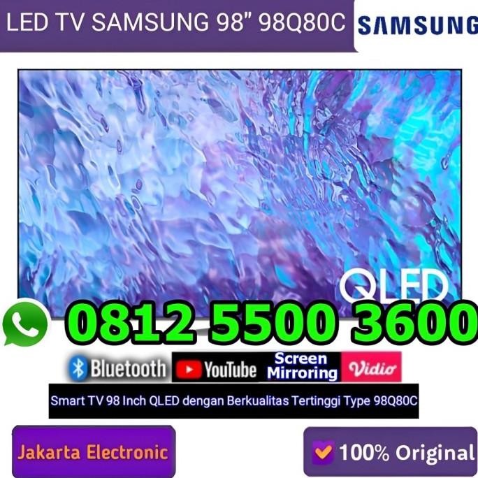 LED TV SAMSUNG 98 inch 98Q80C Smart Tv QLED Tv Android 100% Original 98"