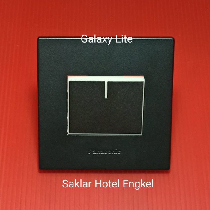 READY SAKLAR PANASONIC HITAM / STYLE ENGKEL / SINGLE HOTEL