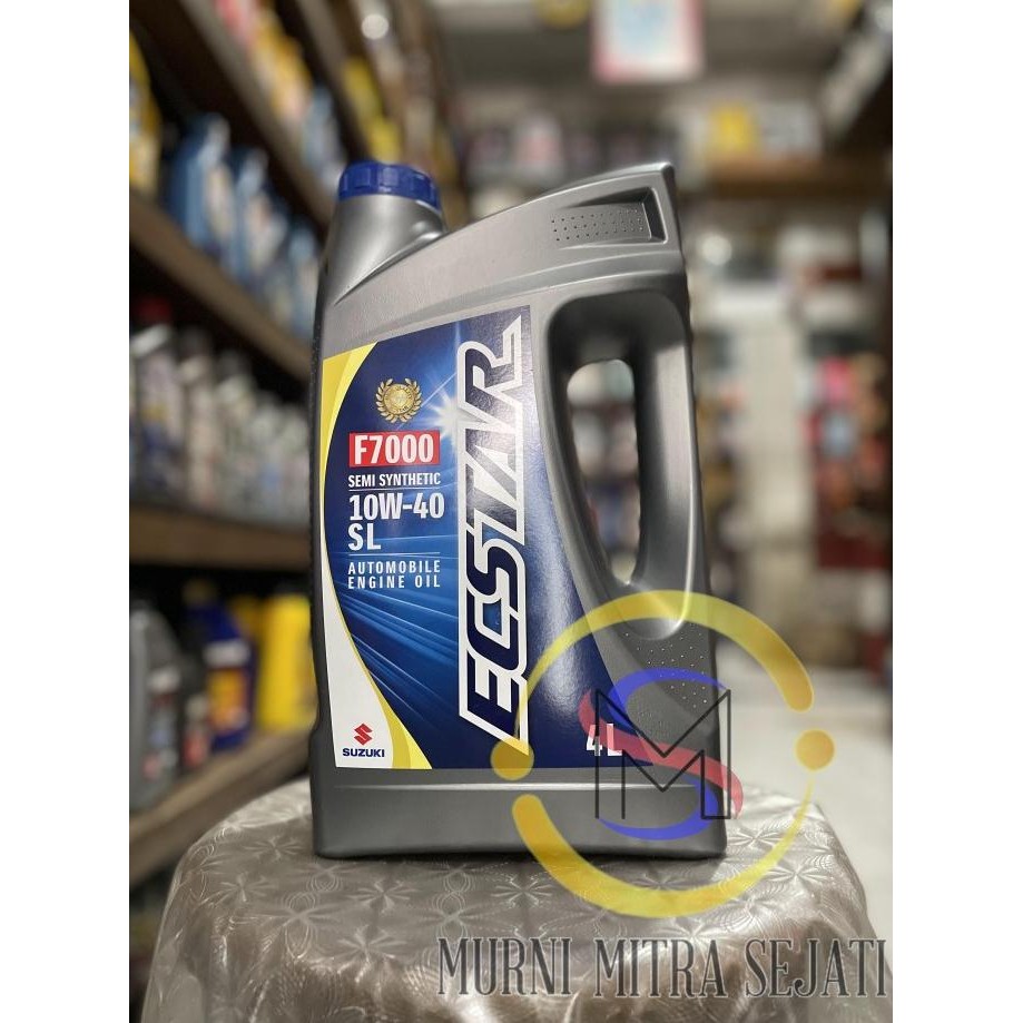 SGO Suzuki Ecstar F7000 Eco Oil Oli SAE 10W-40 SL 10 W 10W40 Galon 4 L