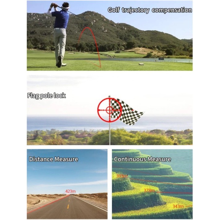 SNDWAY Range Finder Laser Outdoor Golf Hunting Telescope Monocular