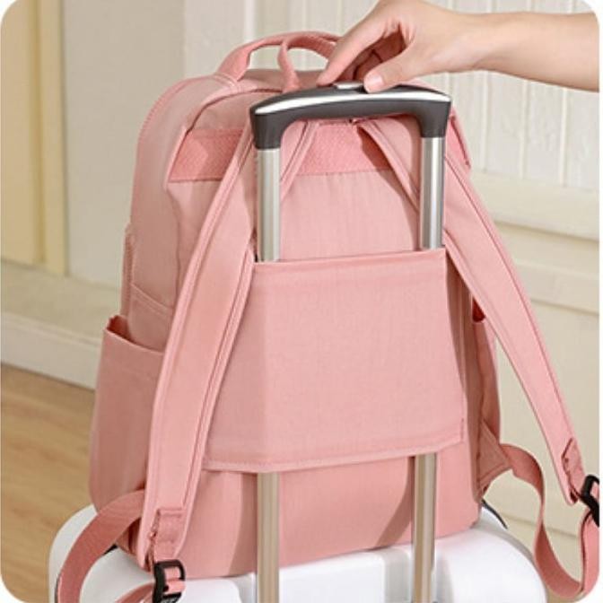 D 0711 - Ransel Wanita - Ransel Laptop ( Muat Laptop 14 Inch ) Khalilbasiq