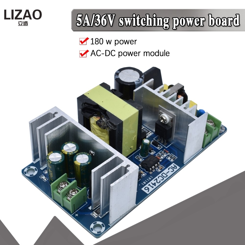 WYU 36V 5A Power Supply Module AC-DC Switching Power Supply Module Board AC 100V-240V to DC 36V Swit