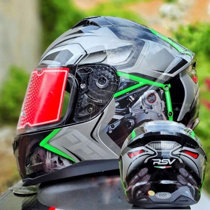 Helm Rsv Ff500 Motor 2 Machine Original Sni