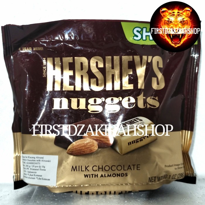 

Ready Hershey milk chocolate with almond 286gr 29's