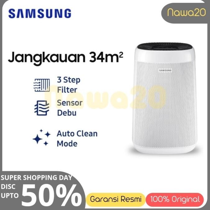 Samsung Air Purifier Ax34R3020Ww Ax3300 With 4 Color Indicator Garansi Tokonasrulmahardi