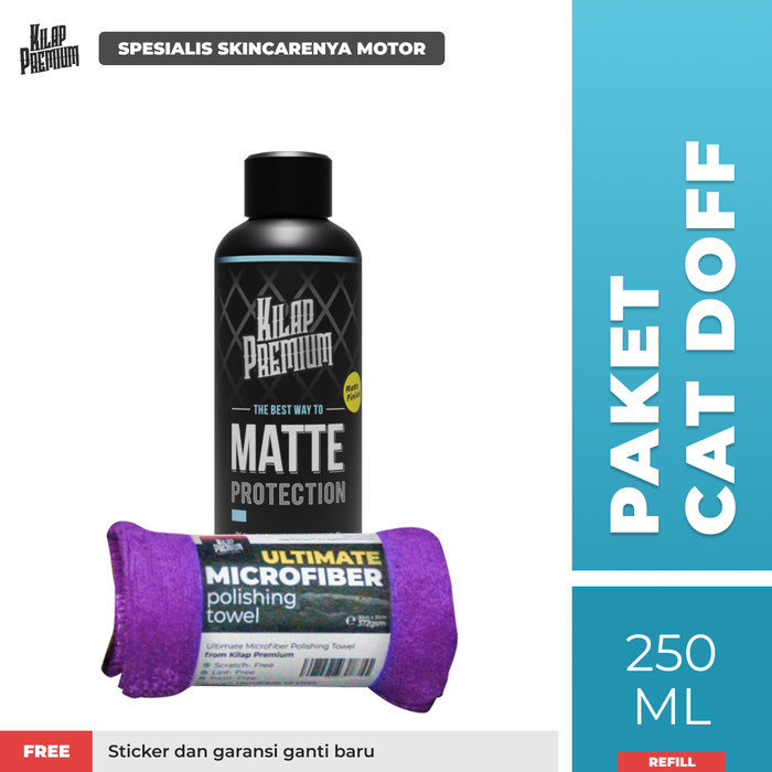 Matte Protection 250Ml Refill + Ultimate Microfiber 372Gsm -Untuk Doff