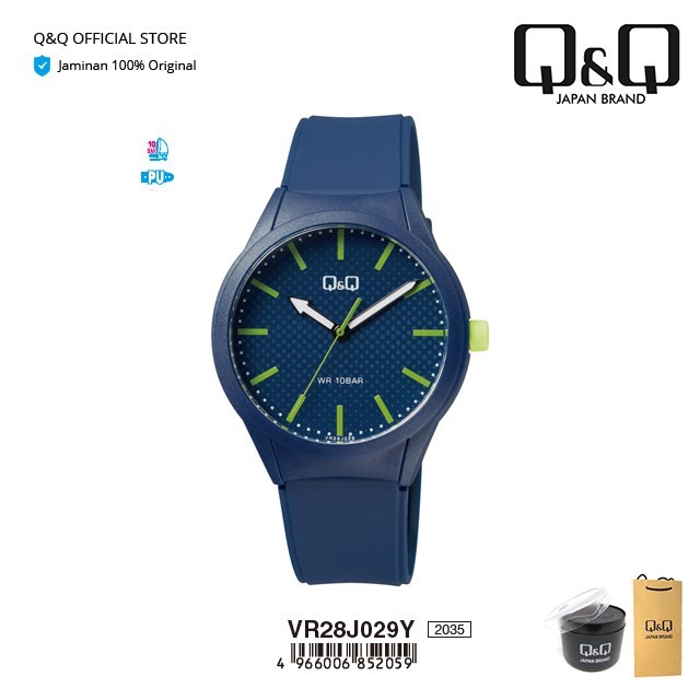 Q&Q Qnq Qq Original Jam Tangan Arloji Wanita Analog - Vr28 Vr28J
