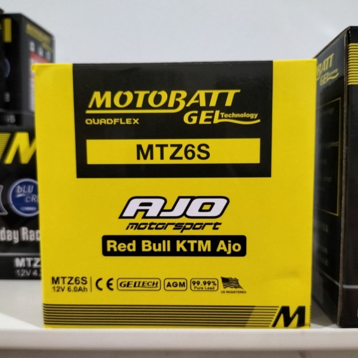 Aki Motor Kawasaki Klx 150 Motobatt Mtz6S Aki Gel