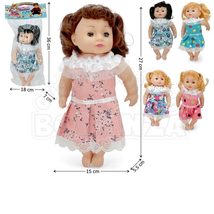 [Bonanza] Mainanku Boneka Anak Cewek RANDOM Baterai Operation Lagu Anak Baby Cute Mainan Anak Peremp