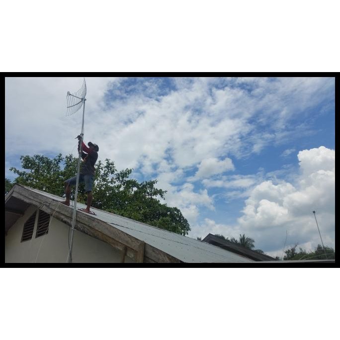 Terlaris Antena Yagi Grid Penguat Sinyal 3G 4G Modem Wifi Mifi Hp Huawei Zte Good Quality