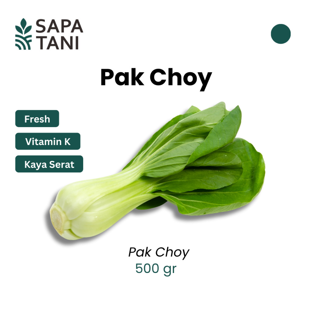 

SapaTani Pak Choy Segar 500gr Sayur Hijau Sehat Kaya Serat & Vitamin