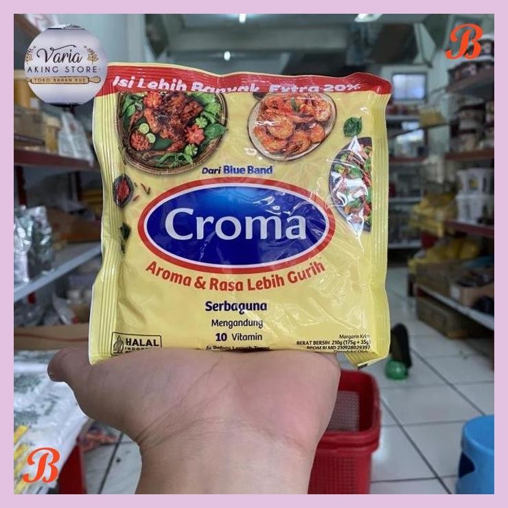 

| VRB | CROMA MARGARIN KRIM 210 G BLUEBAND BLUE BAND BARU