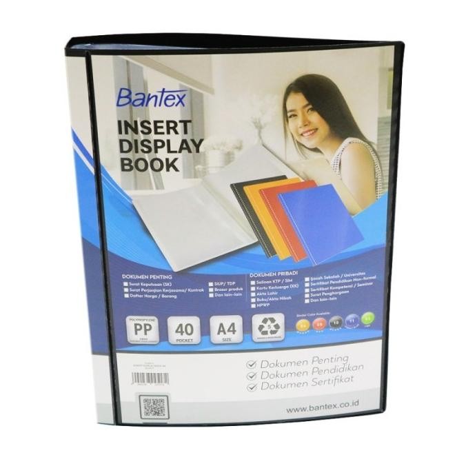 

Grosir Bantex Clear Holder / Insert Display Book Pp A4 3145 40 Pockets (Pcs)