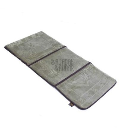 Miliki Sajadah Sandar Multifungsi / Sender / Duduk / Lipat - Asyraf Hijau