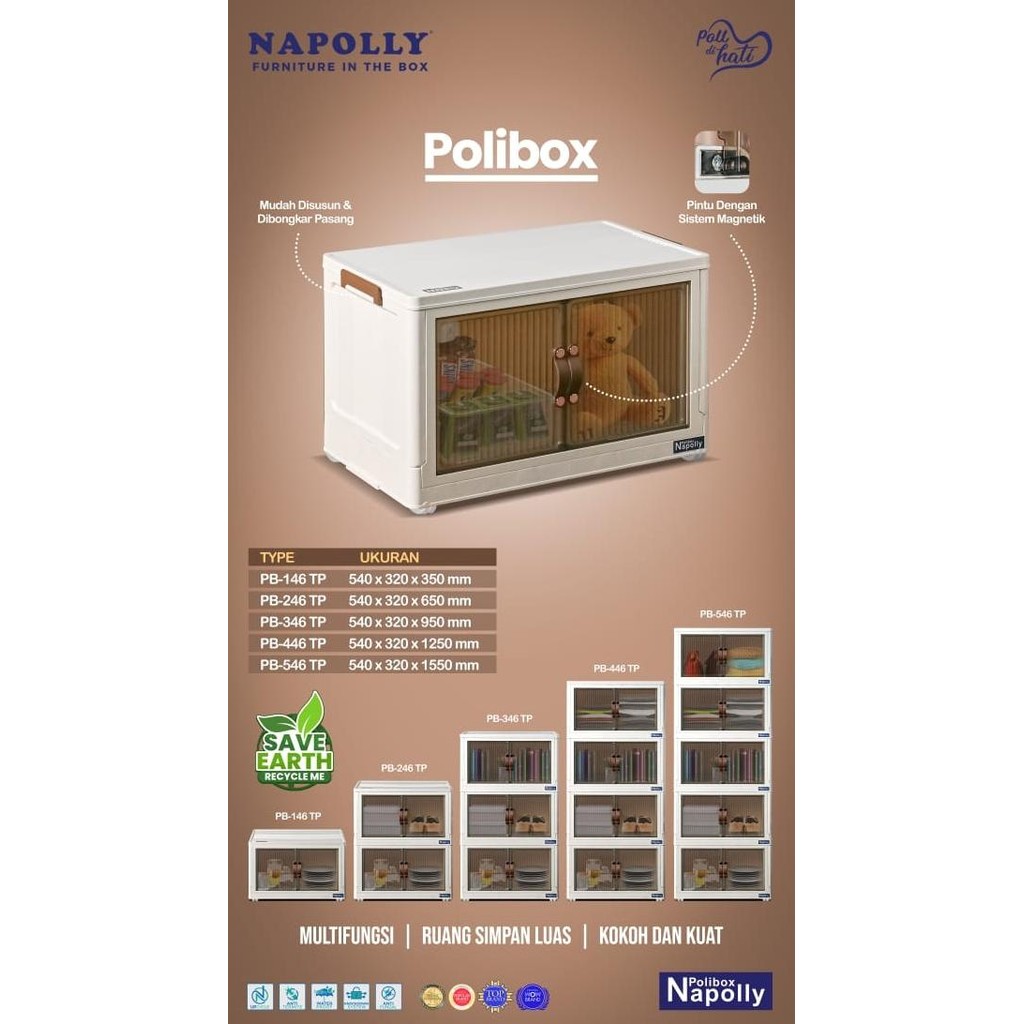 

Sale Napolly Lemari/Rak 2 Susun Dan Lipat Serbaguna