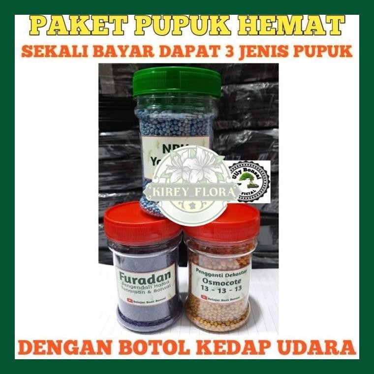 Pupuk Lengkap Bonsai Dan Tanaman - Osmocote - Npk - Furadan