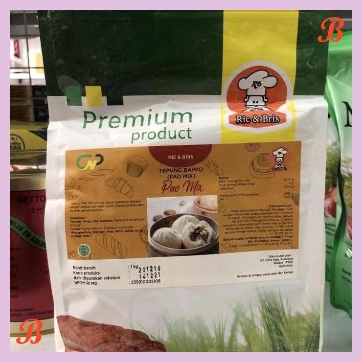 

| VRB | R&B TEPUNG PAO MIX 1KG RIC & BRIS