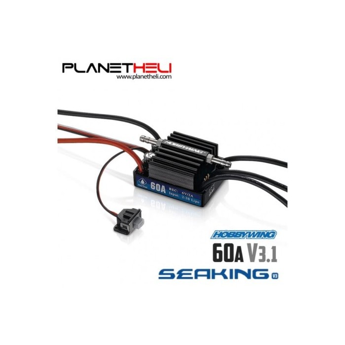 TERBARU HobbyWing SeaKing 60A V3.1 Brushless ESC for RC Boat