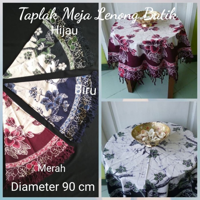Promo Taplak Meja Bulat Batik Pekalongan