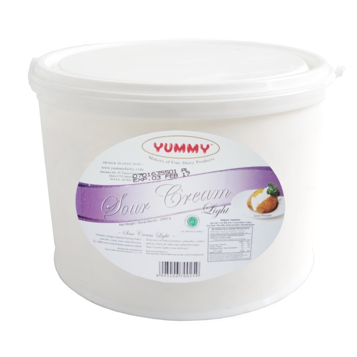 

Yummy Sour Cream 2,5 Kg