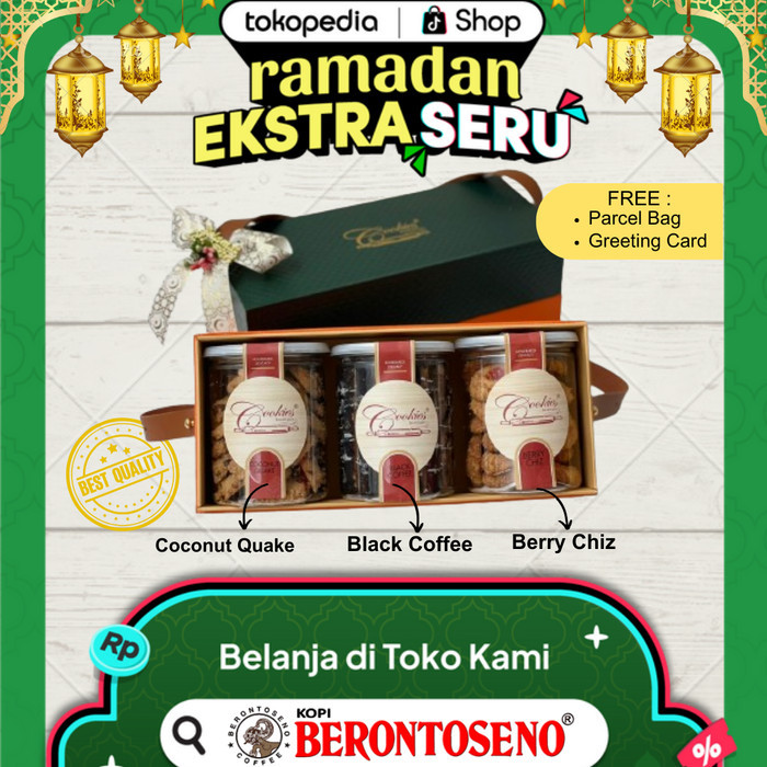 

Parcel Ramadan deBrontos Cookies Box Hampers Kue Kering Lebaran