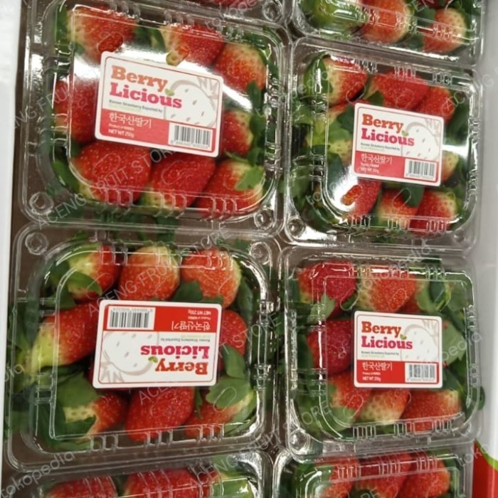

BUAH STRAWBERRY KOREA MANIS 250 GRAM