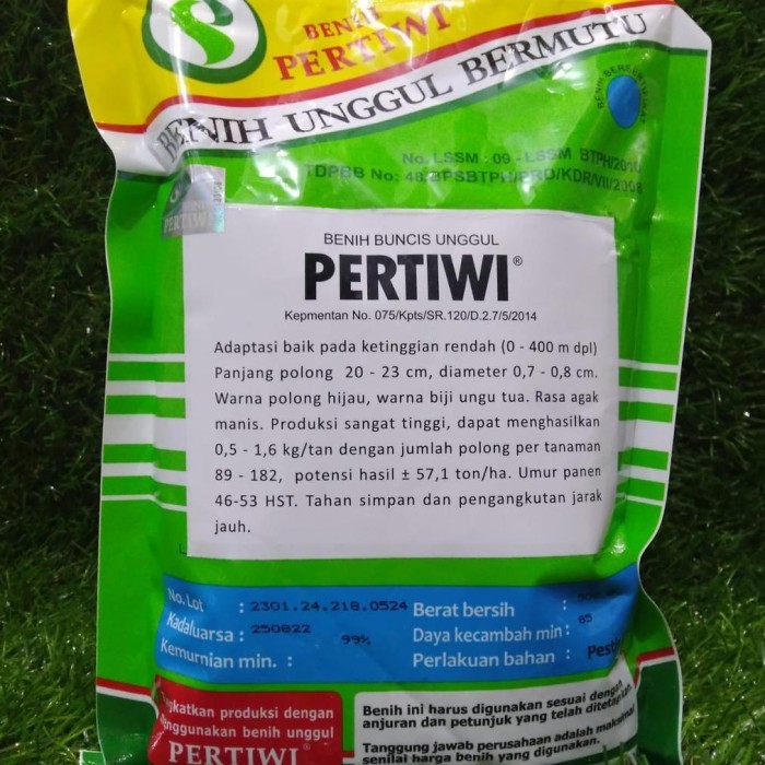 PROMO ~`~ Benih Buncis pertiwi / Bibit Buncis Pertiwi 500g / benih buncis ~~~