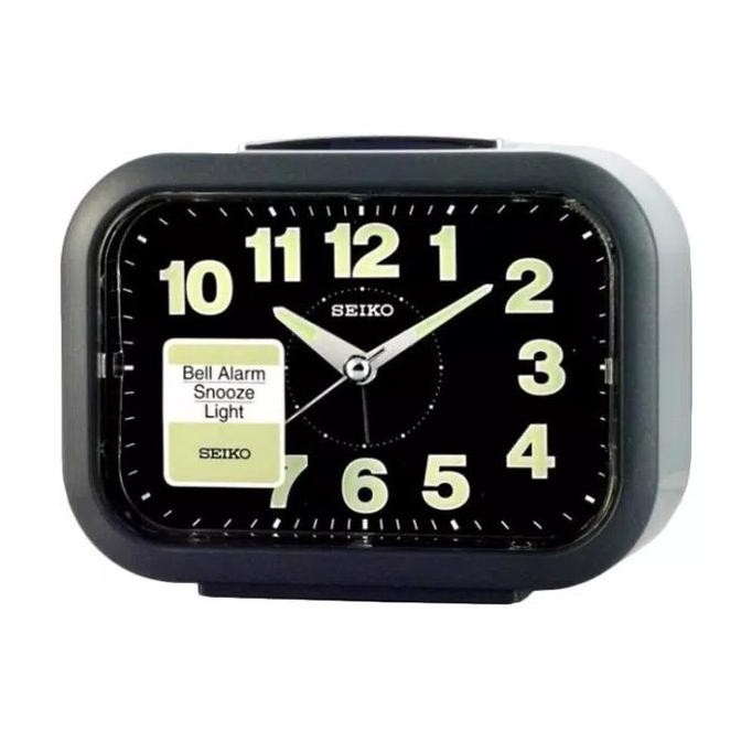 

Jam Meja Weker Seiko QHK026k Original Sweep Alarm Lumibrite QHK026 LC