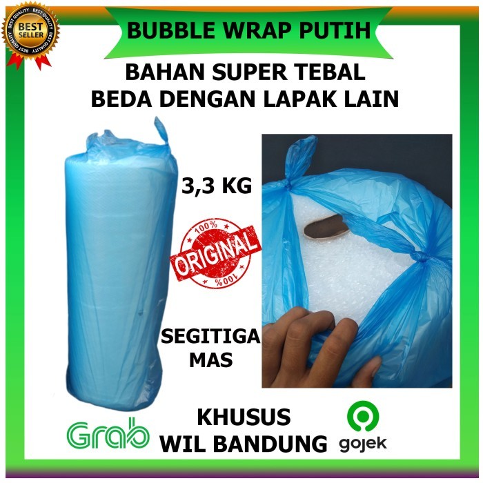 

Bubble Wrap / Buble Wrap / Plastik Bubble / Plastik Pembungkus Putih