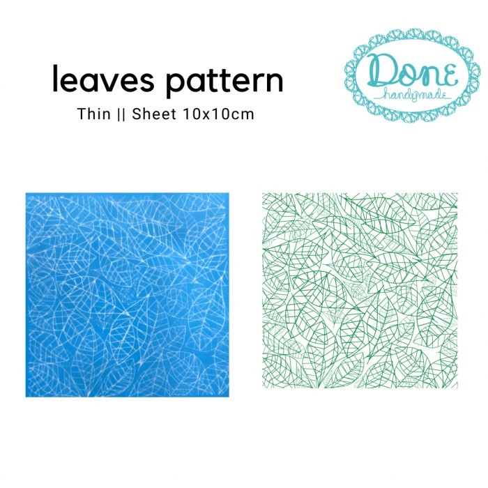 

TERBARU Silk screen leaves pattern leaf scrapbooking clay art motif daun ss21 BISA GRAB!
